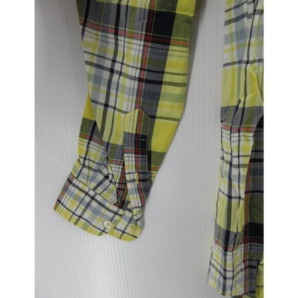 VINTAGE Lauren Ralph Lauren Top 4 Shirt Button Up Plaid Preppy RLL - Picture 3 of 10